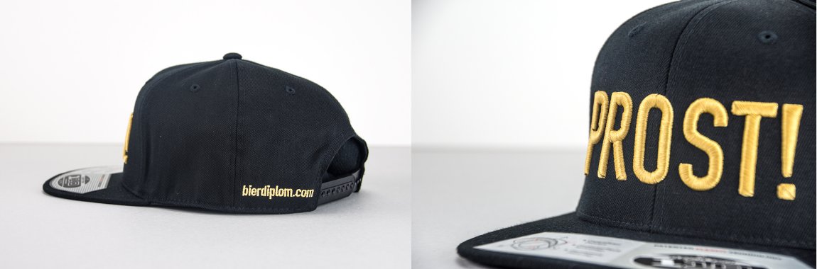 Cheers in 10 - Bierdiplom - Cap mit 3D Stickerei