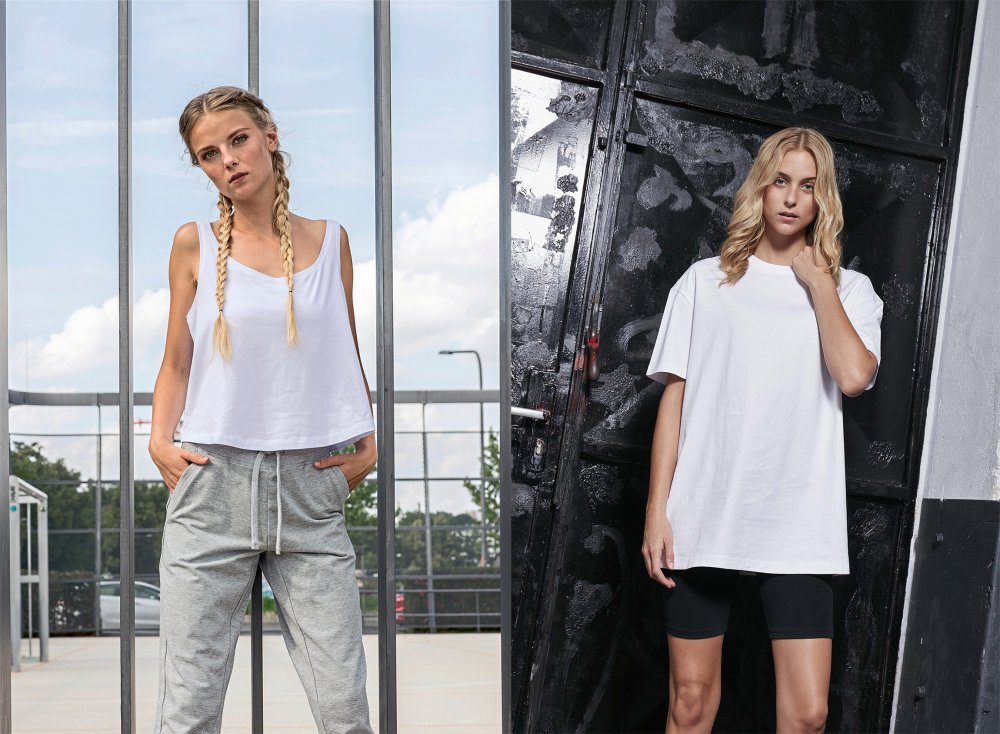 Ladies Oversize Boyfriend Tee BY149 | Oversize Tanktop BY051