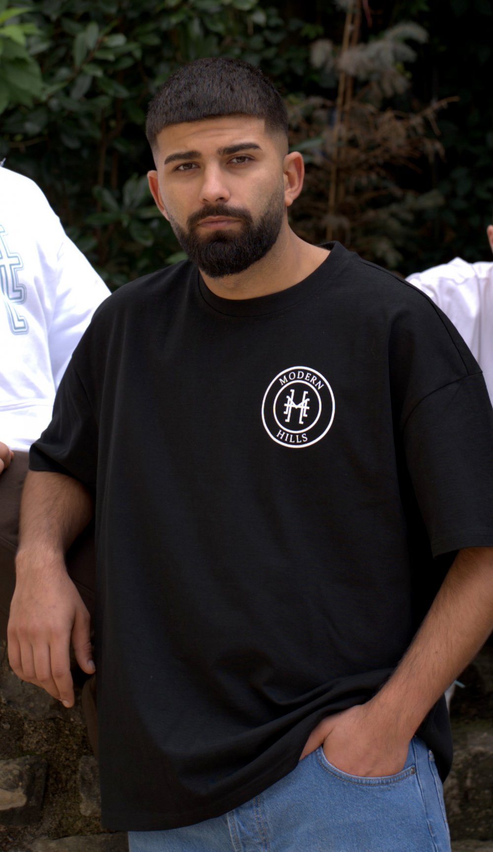 T-shirt a taglio ampio serigrafata