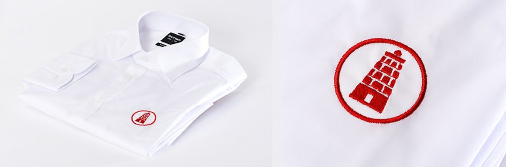 Felix Schoeller | Embroidered trade fair shirts (chest embroidery)