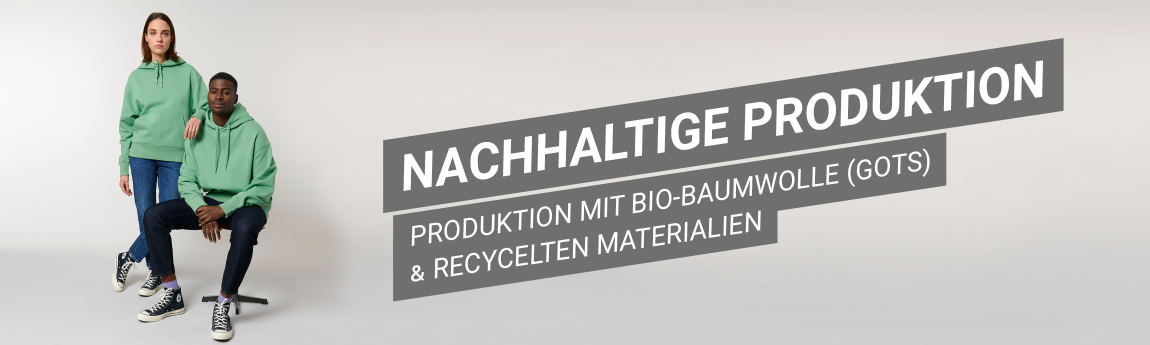 Produce sustainable clothing | Have eco-friendly clothing produced