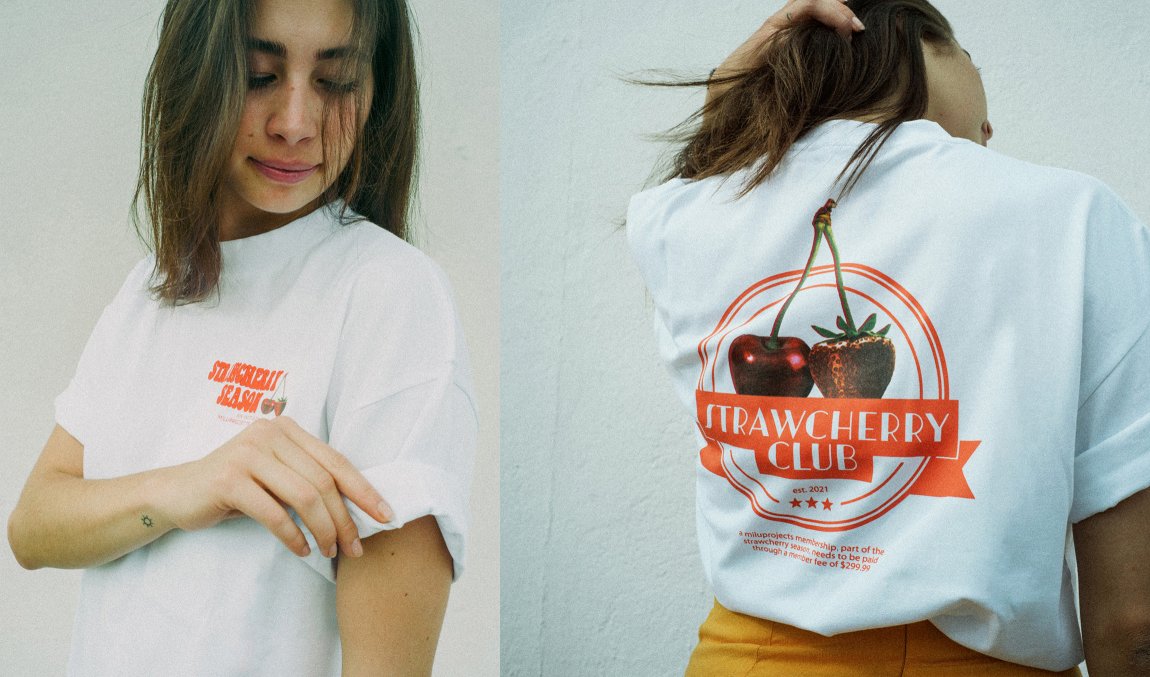 Oversize T-shirt production