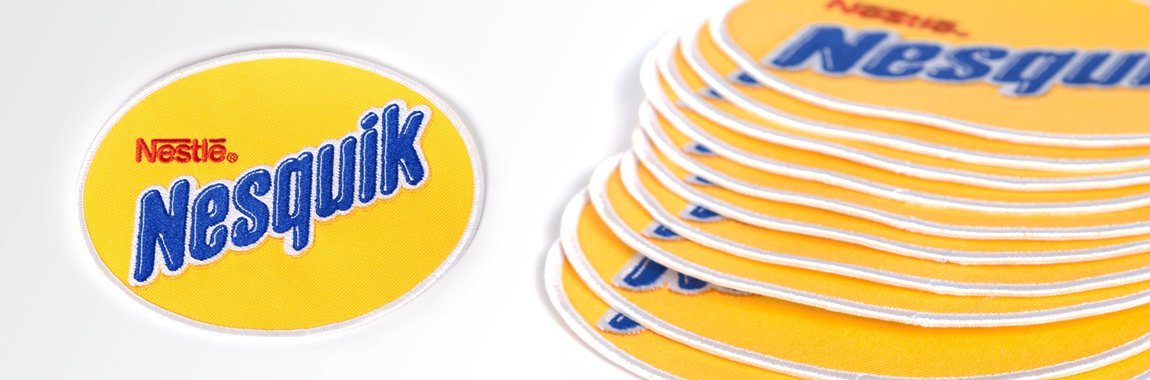 Nestlé Deutschland - Stick-Aufnäher mit Kettelrand