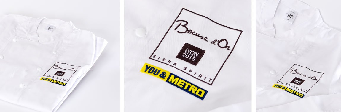 You&Metro - Lyon 2015 - Direktstick auf Kochjacke