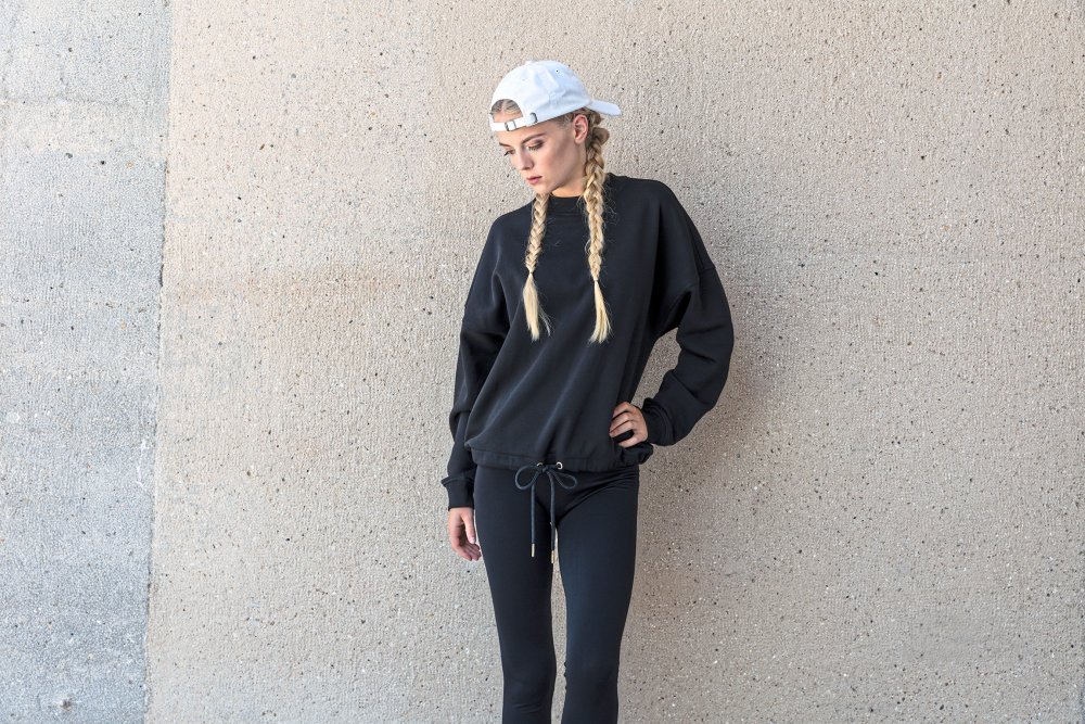 Build Your Brand - Ladies´ Oversize Crewneck | BY058