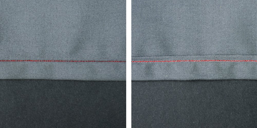 Technik der Nahtherstellung - Paspelnaht